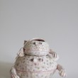 frogs・陶土、半磁土、釉、陶芸顔料・2011